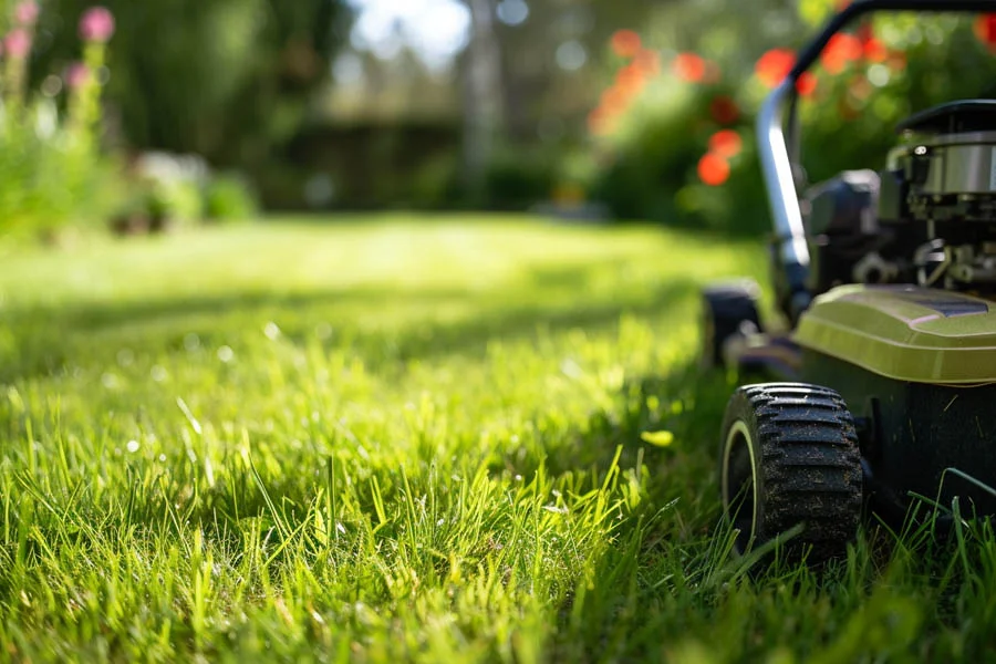 electric start lawn mowers