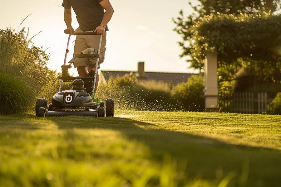 electric push mower