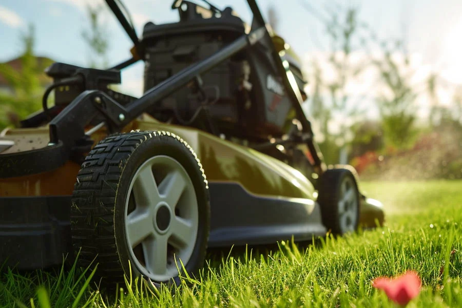 electric walk behind lawn mowers