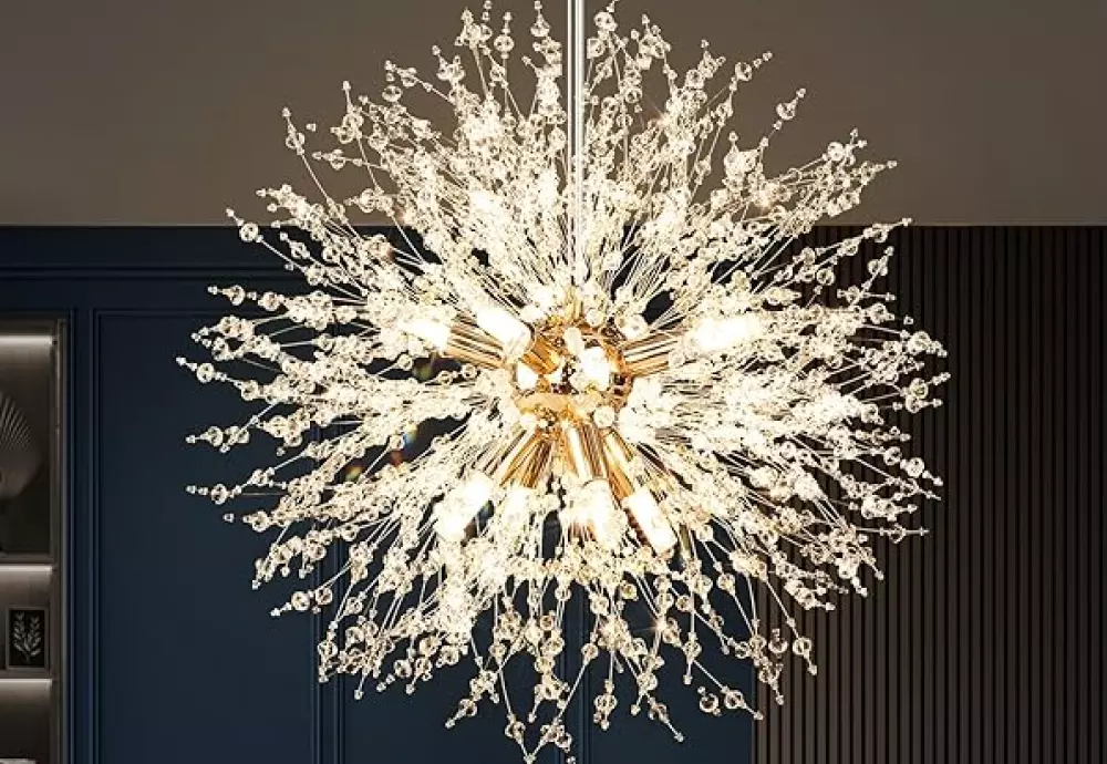 crystal chandelier art deco