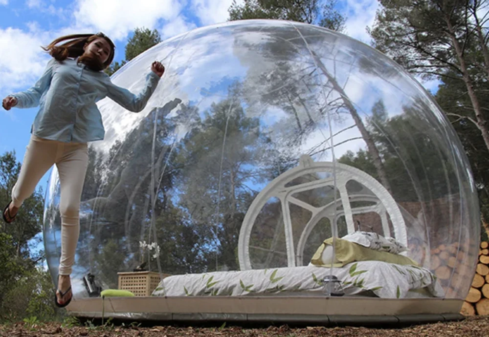 transparent igloo tent